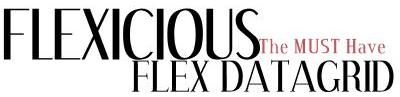 Custom Flex DataGrid/Advanced DataGrid with Filter, Paging, Footer